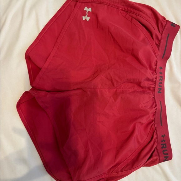 Under Armour Scarlet Athletic Shorts - Picture 1 of 1